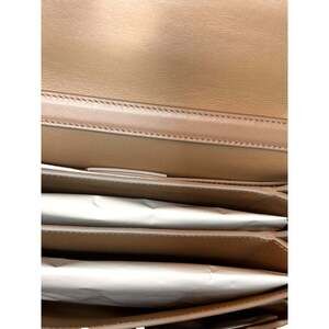 Ferragamo Trifolio Soft Leather Flap Crossbody Bag Ameretti Beige Gold